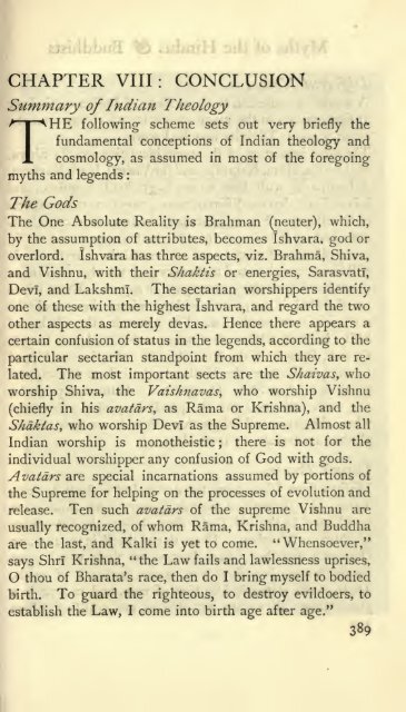 Myths of the Hindus & Buddhists