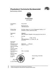 Physikalisch-Technische Bundesanstalt Anlage zum ... - Flintec Polska