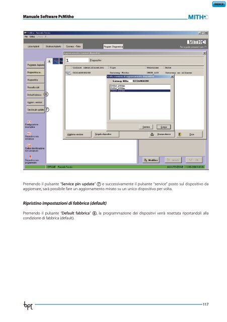 istruzioni software pcmitho it - Bpt