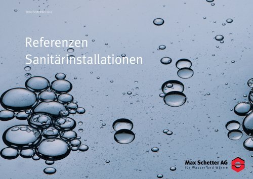 Referenzen Sanitär (PDF) - Max Schetter AG