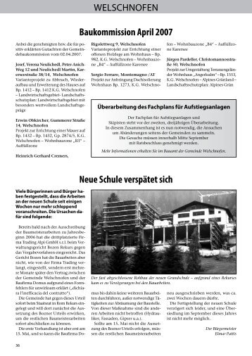 Gemeindeblatt Nr. 05 / 2007 (2,9 MB)