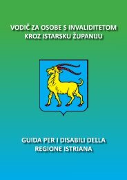 vodiÄ za osobe s invaliditetom kroz istarsku ... - Istarska Å¾upanija