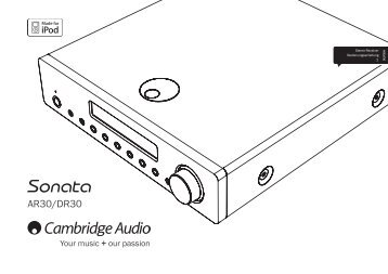 Cambridge Audio Sonata AR30 & DR30