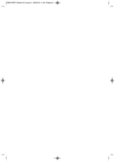 FMS PORT Cahiers 31:Layout 1