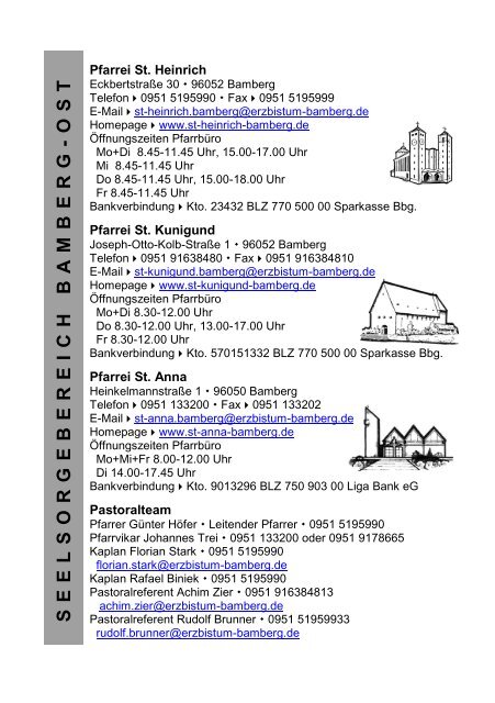 Pfarrbrief I/2013 - St. Heinrich Bamberg