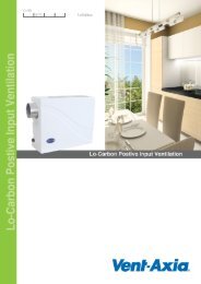 Lo-Carbon Pozitive Input Ventilation Brochure - 1st Edition - Vent-Axia