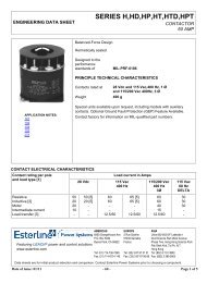 SERIES H,HD,HP,HT,HDT,HPT - Leach International