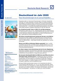 Deutschland im Jahr 2020 - Deutsche Bank Research