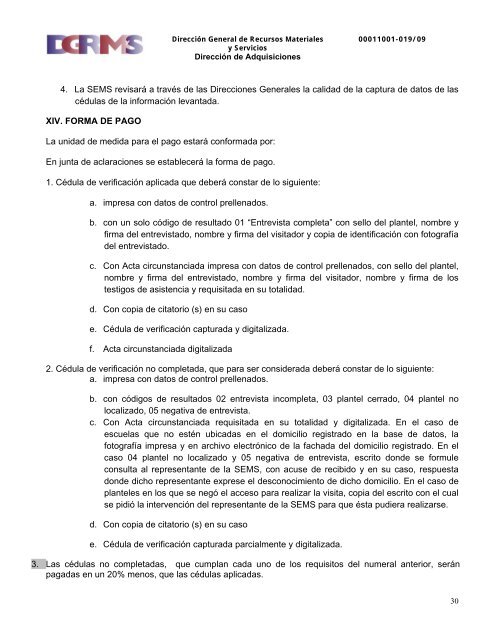 para la contrataciÃ³n en la modalidad de contrato ... - CompraSEP