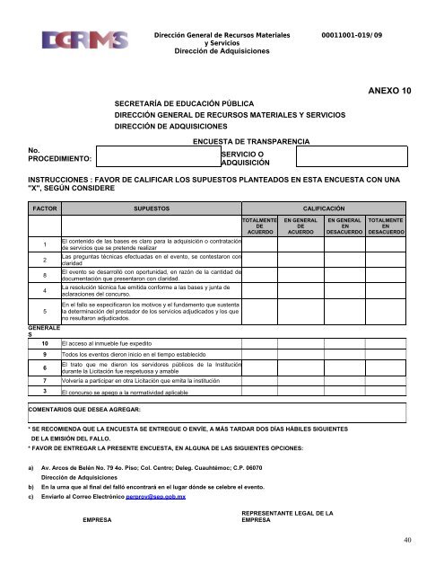 para la contrataciÃ³n en la modalidad de contrato ... - CompraSEP