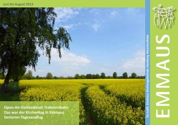 Juni 2013 - Ev.-luth. Emmaus-Kirchengemeinde Hinschenfelde