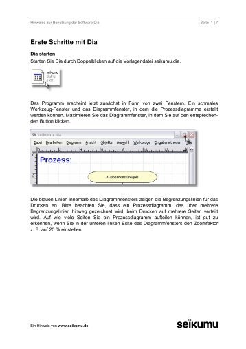 Kurzanleitung zum Programm Dia (pdf, 194 KB) - Seikumu
