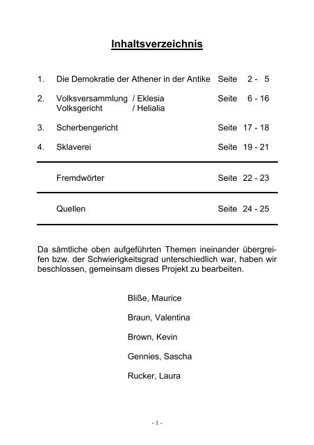 Die Demokratie im antiken Griechenland - Palk@n - Palkan