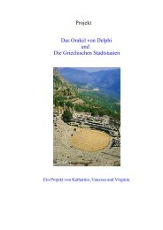 Projekt Das Orakel von Delphi und Die Griechischen ... - Palkan