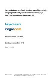 LV_2013 Umrüstung Wechselrichter kleiner 100 kWp.pdf - Bayernwerk