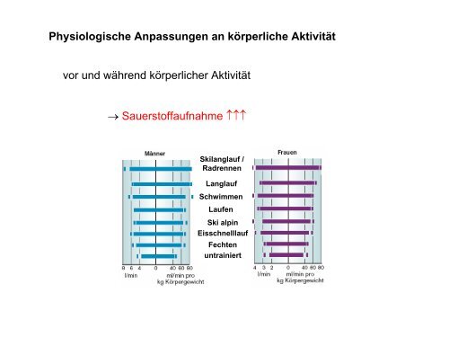 Leistungsphysiologie I, II, III (H. Pagel) - Institut für Physiologie