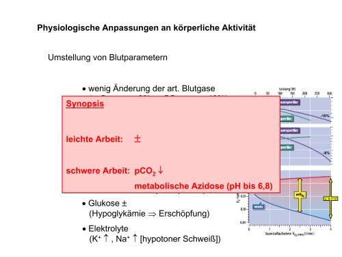 Leistungsphysiologie I, II, III (H. Pagel) - Institut für Physiologie