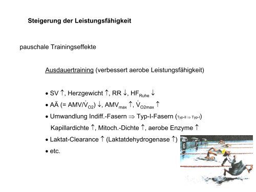 Leistungsphysiologie I, II, III (H. Pagel) - Institut für Physiologie