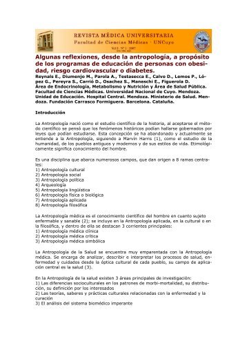 Descargar PDF - rmu@fcm.uncu.edu.ar - Universidad Nacional de ...
