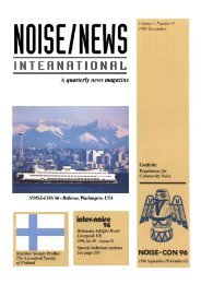 Volume 3, Number 4, December, 1995 - Noise News International