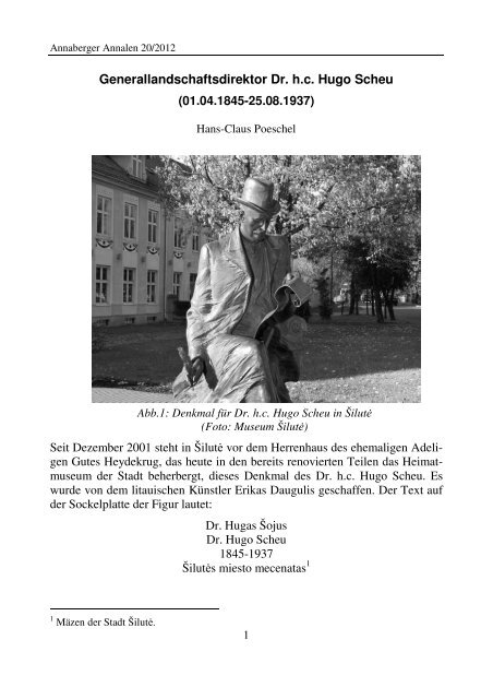 Poeschel_Hugo Scheu Hermann Sudermann Stiftung