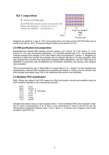 (Wessex) Technology Assessment ChromoQuantâ¢ (version 1)