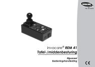 Invacare® REM 41 Tafel-/middenbesturing