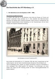Die Geschichte des ATV Nürnberg. e.V.