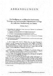 Alexy: Die Beteiligung an multilateralen Konferenzen, Verträgen und ...