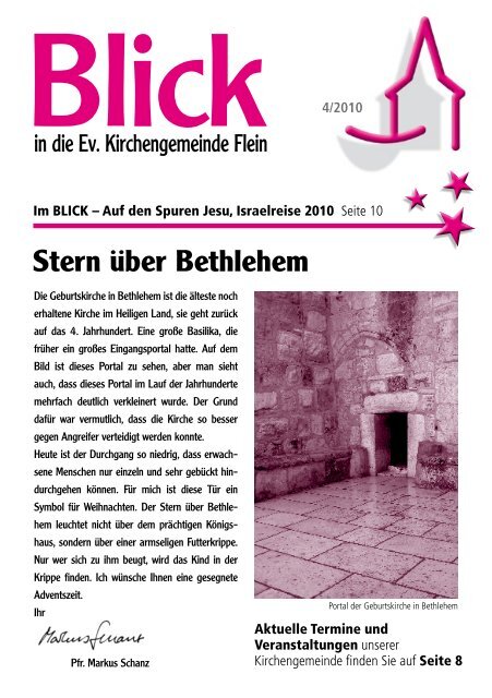 Stern über Bethlehem - Ekg-flein.de