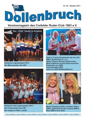 Oktober 2011 - Crefelder Ruder-Club 1883 eV
