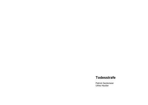 Todesstrafe