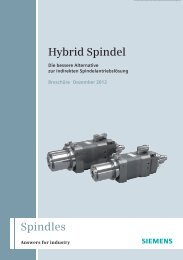 Hybrid Spindel Spindles - Weiss GmbH