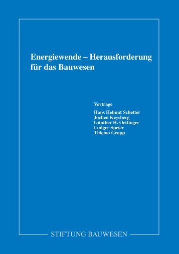 Download als PDF - Stiftung Bauwesen Stuttgart
