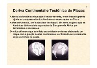 Deriva Continental e Tectônica de Placas