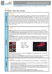 Die Edelgase – Helium, Neon und Argon B . In fo te x t C . A u fg ...