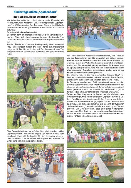 Stadtanzeiger Juni 2012 - Stadt Wilthen