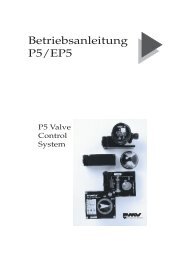 Betriebsanleitung P5/EP5 - PMV Positioners
