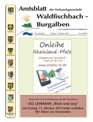 Waldfischbach - Burgalben - Verbandsgemeinde Waldfischbach ...