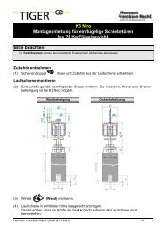 K3 Niro Montageanleitung für einflügelige Schiebetüren bis 75 Kg ...