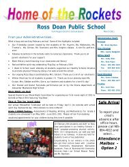 Attendance Mailbox - Option 2 - Ross Doan Public School