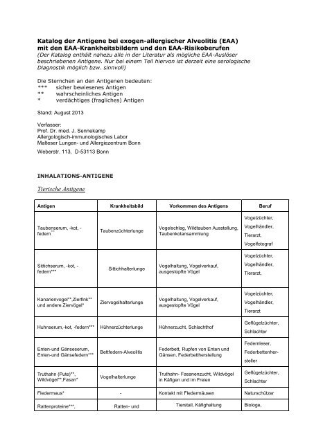 zum Download - Allergologisch Immunologisches Labor