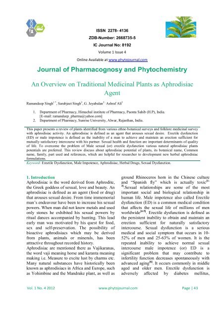 research journal of pharmacognosy publication fee