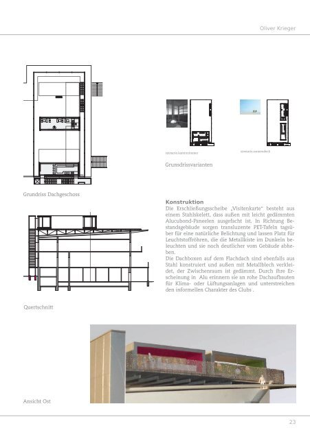 FACE LIFT - Entwerfen und Energieeffizientes Bauen - Technische ...