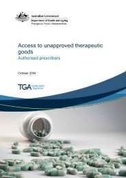 Authorised prescribers - Therapeutic Goods Administration