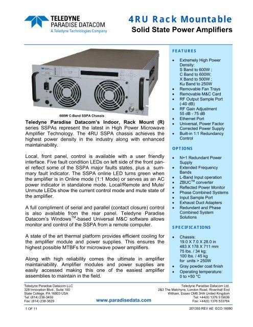 4RU Rack Mountable - Paradise Datacom