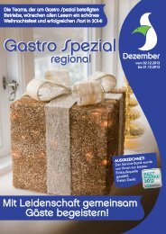 Gastro Spezial Regional - Dezember 2013 - Recker Feinkost GmbH