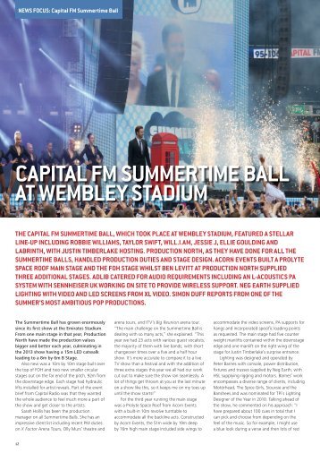 CAPITAL FM SUMMERTIME BALL AT WEMBLEY STADIUM - DiGiCo