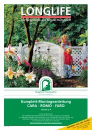 Komplett-Montageanleitung CARA · ROMO · FARO