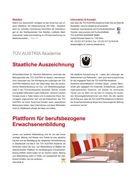 Download PDF Kursprogramm 2013 - TÜV Austria Akademie